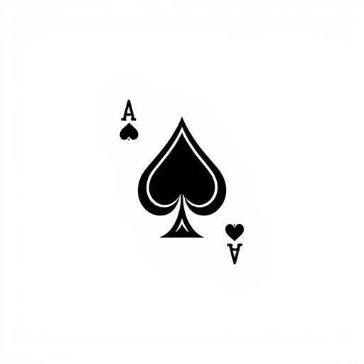 Interview Ace logo - stylized ace of spades card.